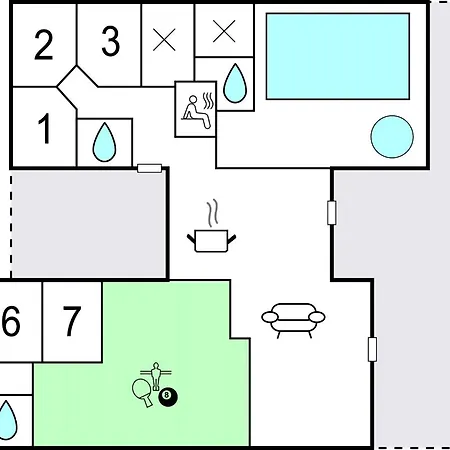 Seven-bedroom Tranekaer With A Hot Tub 03 Tranekær