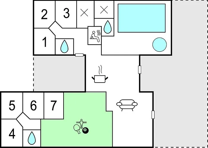 Holiday home Seven-bedroom With A Hot Tub 03 Tranekaer